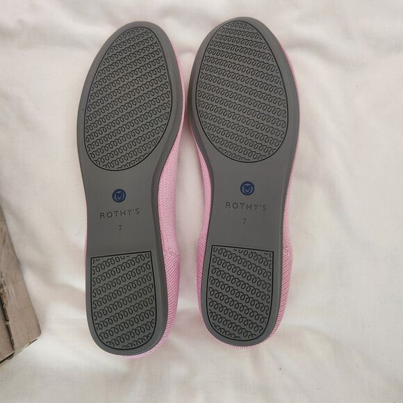 NIB Rothy’s The Daily Round Toe Flat RARE RETIRED COLOR-Size 7-Begonia Pink - Picture 11 of 15
